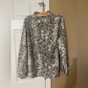Snakeskin Button down